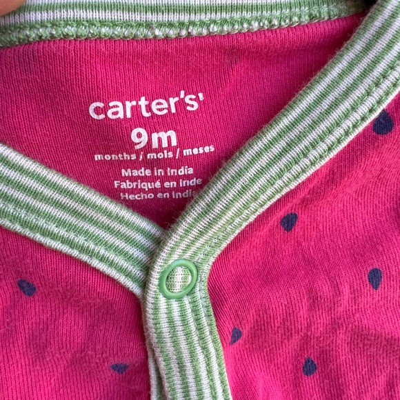 🔴$3 bundle only 🔴Carter's watermelon onesie - Picture 3 of 3